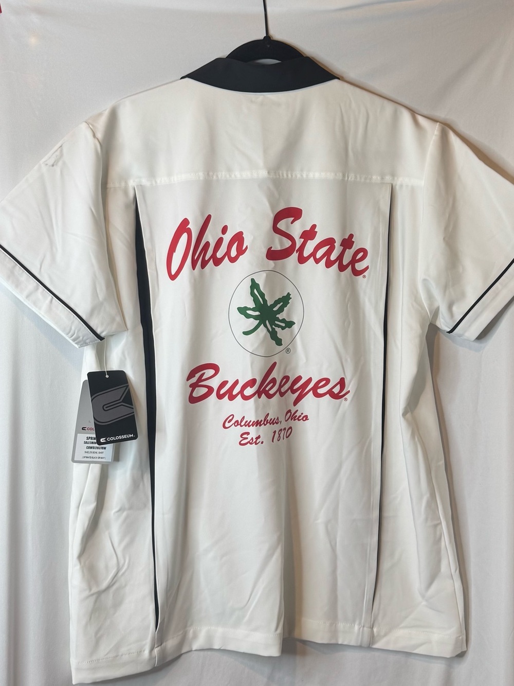 Ohio State Buckeyes Contrast Bowling T-Shirt
